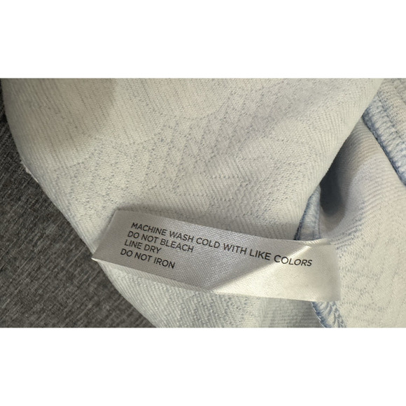 Tuckernuck Sport Sweater Women’s M Light Blue Cable Charley Cardigan Knit - Picture 10 of 10